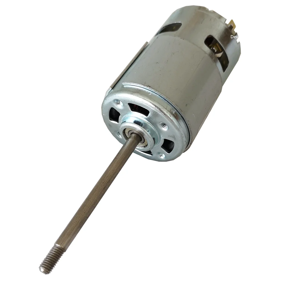 Motor de Ferramenta Rolamento Duplo Motor 6 v 12 24 68mm Eixo Parafuso Rosca 5000 Rpm 15000 17000 Bom 775 dc