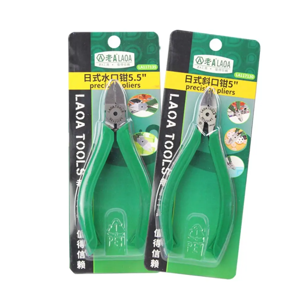 LAOA японский тип плоскогубцы кусачки CR-V Пластиковые Ювелирные изделия электрические провода Кабельные резаки режущие боковые ножницы Электрический инструмент