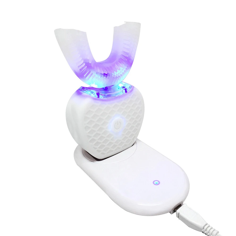 USB Automatic Electric Toothbrush 360 Degrees Ultrasonic Vibration Electric Toothbrush Teeth Whitening Beauty Instrument USB Automatic Electric Toothbrush 360 Degrees Ultrasonic Vibration Electric Toothbrush Teeth Whitening Beauty Instrument