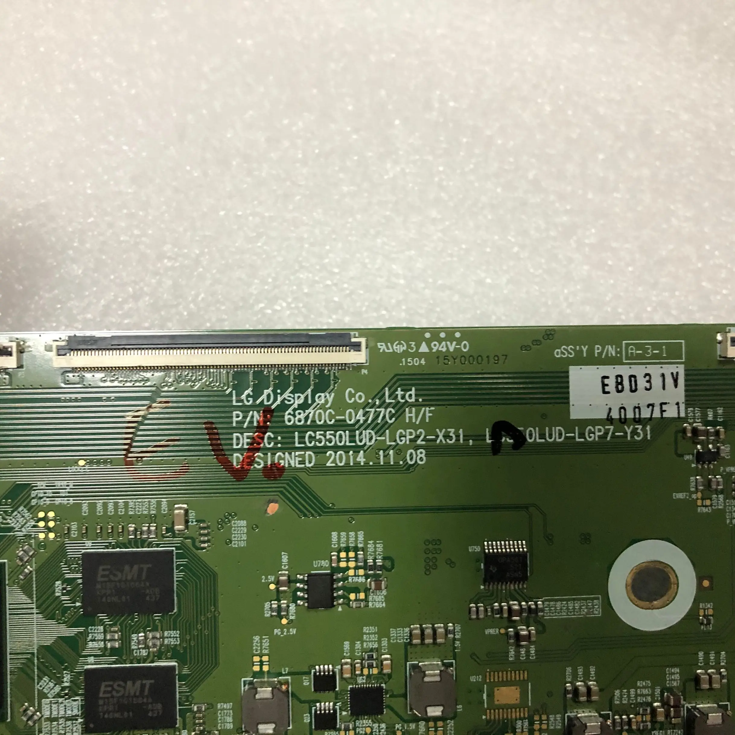 Оригинальное подлинное хорошее качество 55EC9300 LC550LUD 6870C 0477C H/F логическая