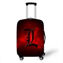 Suitcase Cover Anime Black Clover Trolley Travel Luggage Covers Suitcase Protector Washable Baggage Cover L 