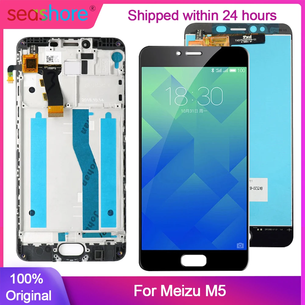 Original Display For MEIZU M5 Display Touch Screen For Meizu M5 LCD Display Digitizer Replacement Parts M611 M611C M611H M611Q