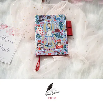 

shi yu Hand Account [Alice] A6/A5 Notebook Laptop Stationery Notebook Hand Account Book Hobo Specification
