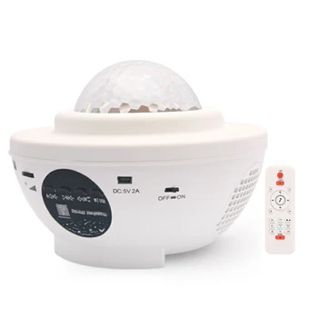 

LED Laser Projector Light Voice Remote Control Bluetooth Music Player Lamp