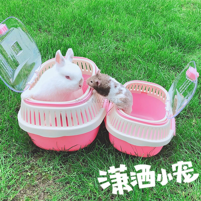 YUMI берет морская свинка, хомяк кролик Ежик chincat хорьки из клетки, чтобы носить клетку вручную