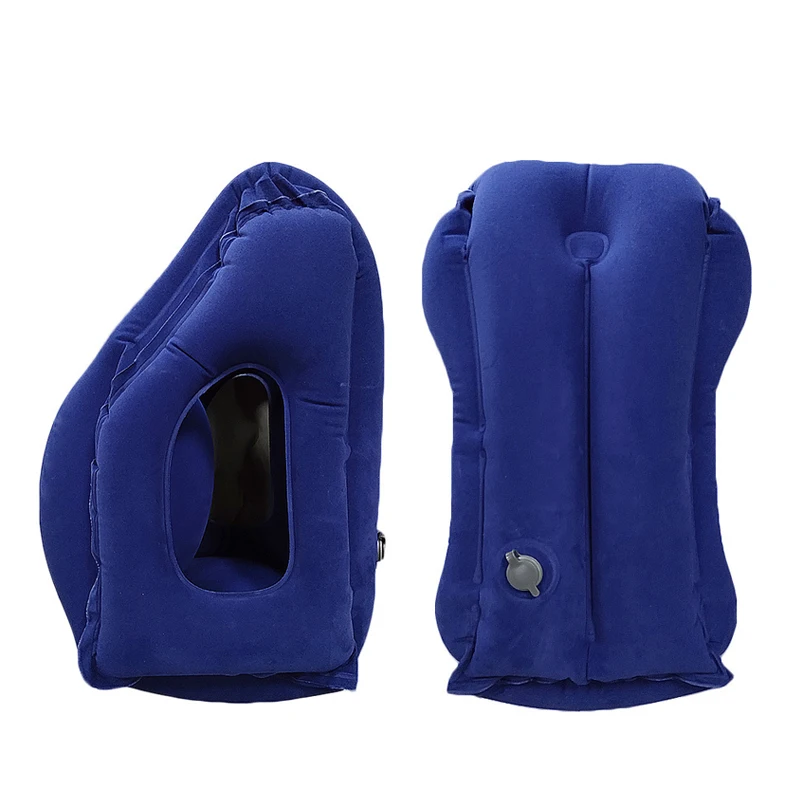 Inflatable Travel Pillow Office Nap Pillow Portable Cushion Neck Pillow Airplane Flight Outdoor Sleeping Bag Train Pillow Sleep 4
