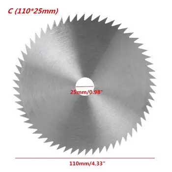 

110mm Manganese Steel Circular Saw Blade Power Tool Part Wood Cutting Disc 72XD