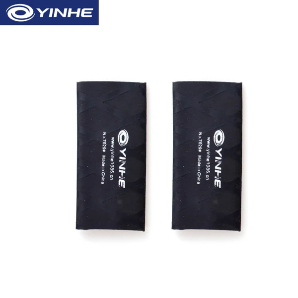 2x Black 2x термоусадочный YINHE овергрип для настольного тенниса ракетка ручка/Лента GALAXY Пинг Понг Летучая мышь Грипсы Sweatband - Цвет: 2x Black