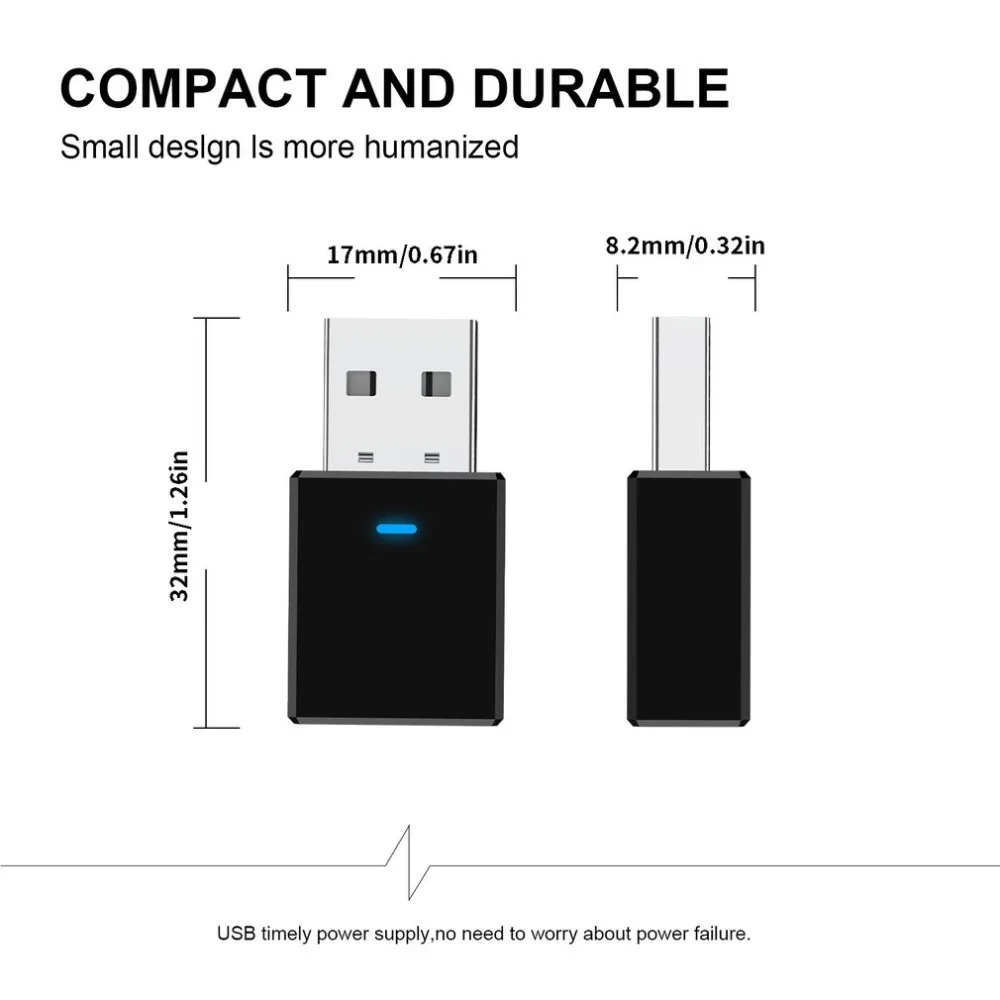 USB 5,0 + EDR передатчик приемник адаптер 2 в 1 с разъемом для ТВ наушники для ПК дома обоих концах для подключения внешних устройств к