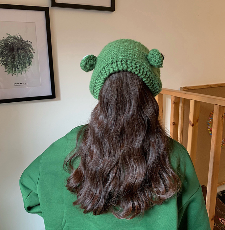 Crochet Frog Hat