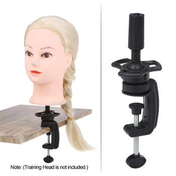 

Mini Mannequin Training Head Stand Hairdressing Wig Holder Desk Table Clamp False Head Holder Wig Stand Hair Accessory Tool