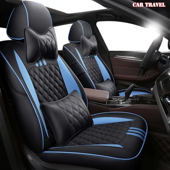 

CARTRAVEL Custom leather car seat cover for Skoda Octavia 2 a7 a5 Fabia Superb Rapid Yeti car seats protector car cushion