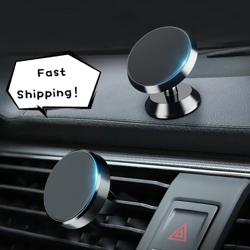 Magnetic Car Holder For iphone Samsung Mobile Phone Stand Air Vent Magnet Dashboard Mount Support in | Мобильные телефоны и