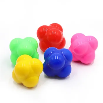 

Silicone Hexagonal Reaction Ball Agility Coordination Reflex Exercise Sports Fitness Training Ball