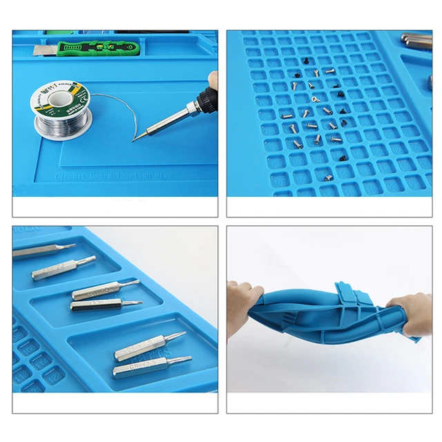 Large Size Heat-resistant Magnetic Silicone Mat for Heat Gun