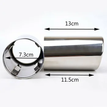

Car Exhaust Muffler cover Replacement 2Pcs Exterior Built-in Clamp For Volvo S60 V60 2011-2013 Parts