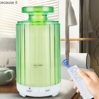 

200ml air humidifier with remote control electric aroma diffuser ultrasonic air humidifier 7 soothing LED lights for home