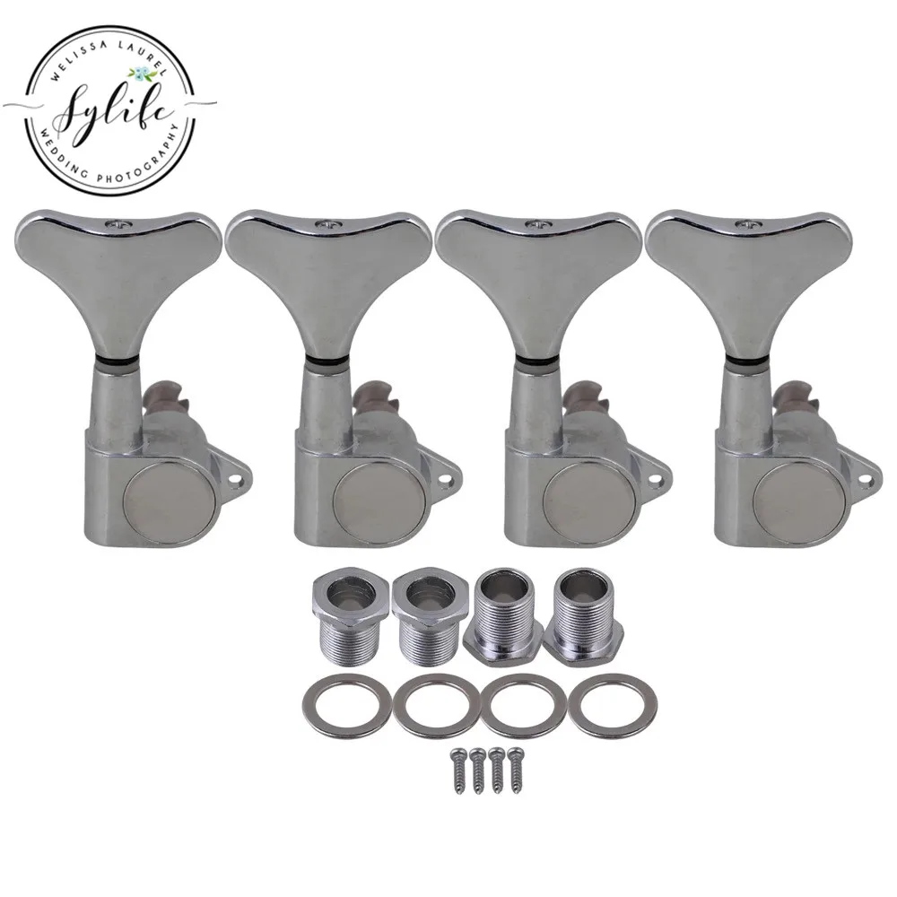 Chrome 4 Mano Destra Sigillato Bass Tuners Macchina Heads Set