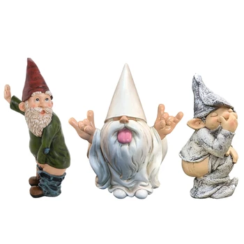 

Resin Fun Elf Character American Country Landscape Villa Garden Decoration