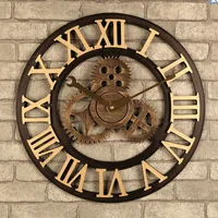 Gear Large Wall Clock Modern Design Clocks 5