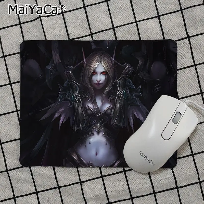 Maiya высокое качество World of Warcraft Sylvanas прочный резиновый коврик для мыши лидер