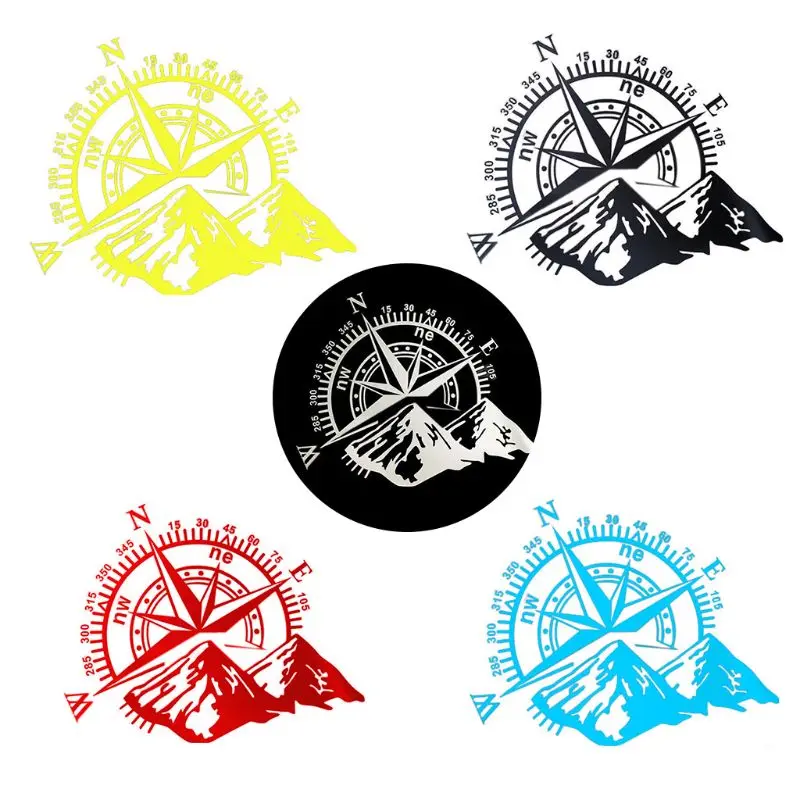 

Compass Off-road bike Car Sticker Rose Navigate Vinyl Sticker Decal For Car Truck
