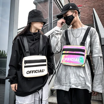 

Hi Vicky 2020 New Men And Women Tactical Bag Large Capacity Portable Travel Messenger Bag Fashion Black And White Backpack