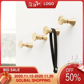 

Brass Creative Decorative Metal Coat and Cap Hook Nordic Porch Back Coat and Cap Hook Bathroom Wall Hook Bedroom Hall Latchkey