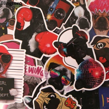 

10sets/lot Blinghero Pet Dogs Stickers 15Pcs/set Stationery Sticker Laptop Luggage Stickers Fashion Decals Stickers BH0097