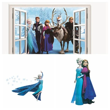 

Elsa Wall Stickers Children Room Home Decor Anne Vinyl Kids Room Decal Baby Room Nursery Decor