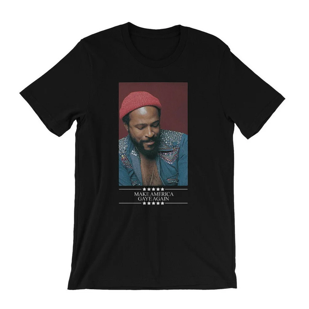 Футболка Marvin Gaye Make America Again футболка с надписью What's Going On Soul Social Justice высокое