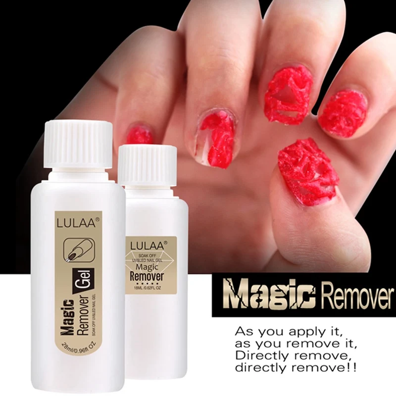 28 мл УФ-гель для ногтей Magic Burst Remover очищающее средство для ногтей жидкость для снятия лака с ацетоном клей Замачивание от удаления акриловых праймеров ногтей Чистка