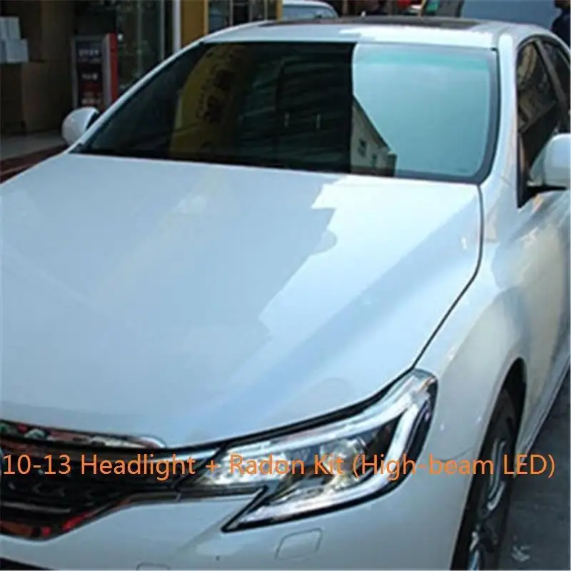 MODEL K Дневные ходовые автозапчасти Drl Luces Led Para Авто Cob фары Задние Автомобильные фары в сборе 10 11 12 13 для Toyota MARK X - Цвет: MODEL K