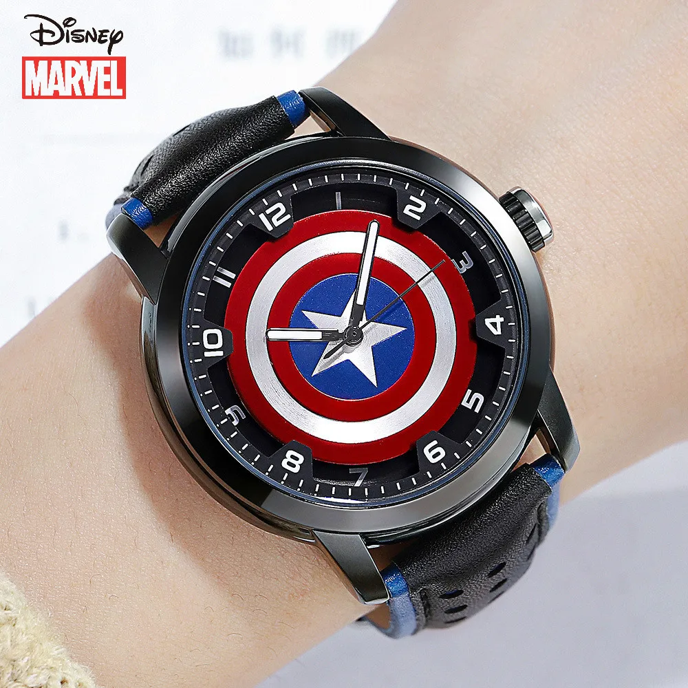 

Disney Avengers US captain shield watch cool boy watch