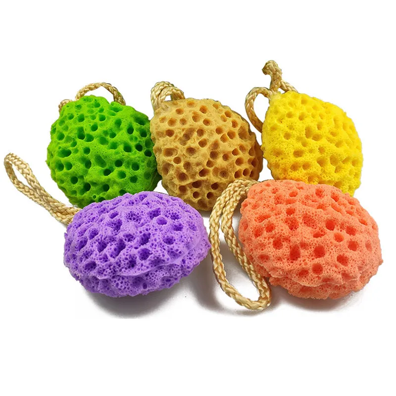 Sponge-Rub Bath-Brushes Wash-Body Water-Droplet Honeycomb 1pcs Adults Kids