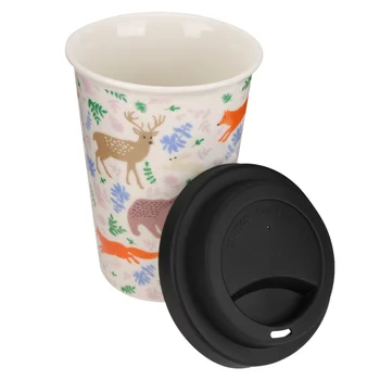 

1pc Christmas Themed Ceramic Mug Christmas Drinking Cup Coffee Mug Home Office Mug for Tea