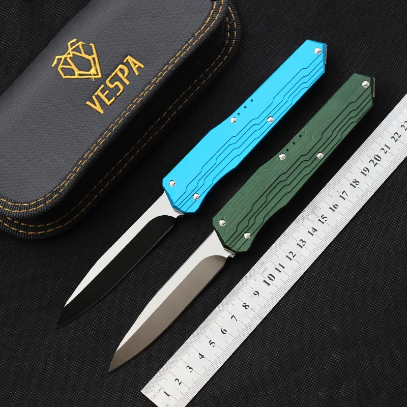 VESPA pocket Knife survival EDC D2 Blade TC4 Handle hunting knife Tactical folding knives Karambit cs go camping kitchen tool |