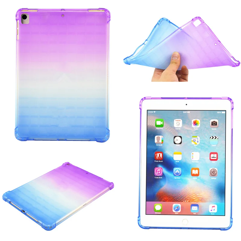 Чехол для iPad 10 2 2019 ТПУ прозрачный силиконовый ударопрочный чехол Apple 7th поколения