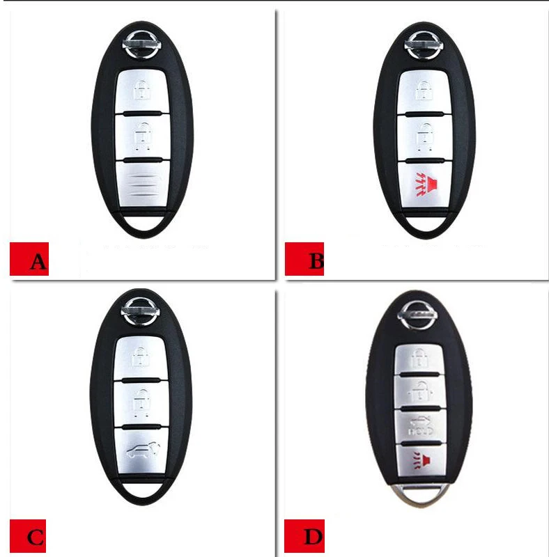 탄소 FiberABS 자동차 원격 키 Fob 커버 케이스 닛산 Qashqai J10 J11 X-트레일 t31 t32 킥 Tiida Pathfinder Murano Note Juke