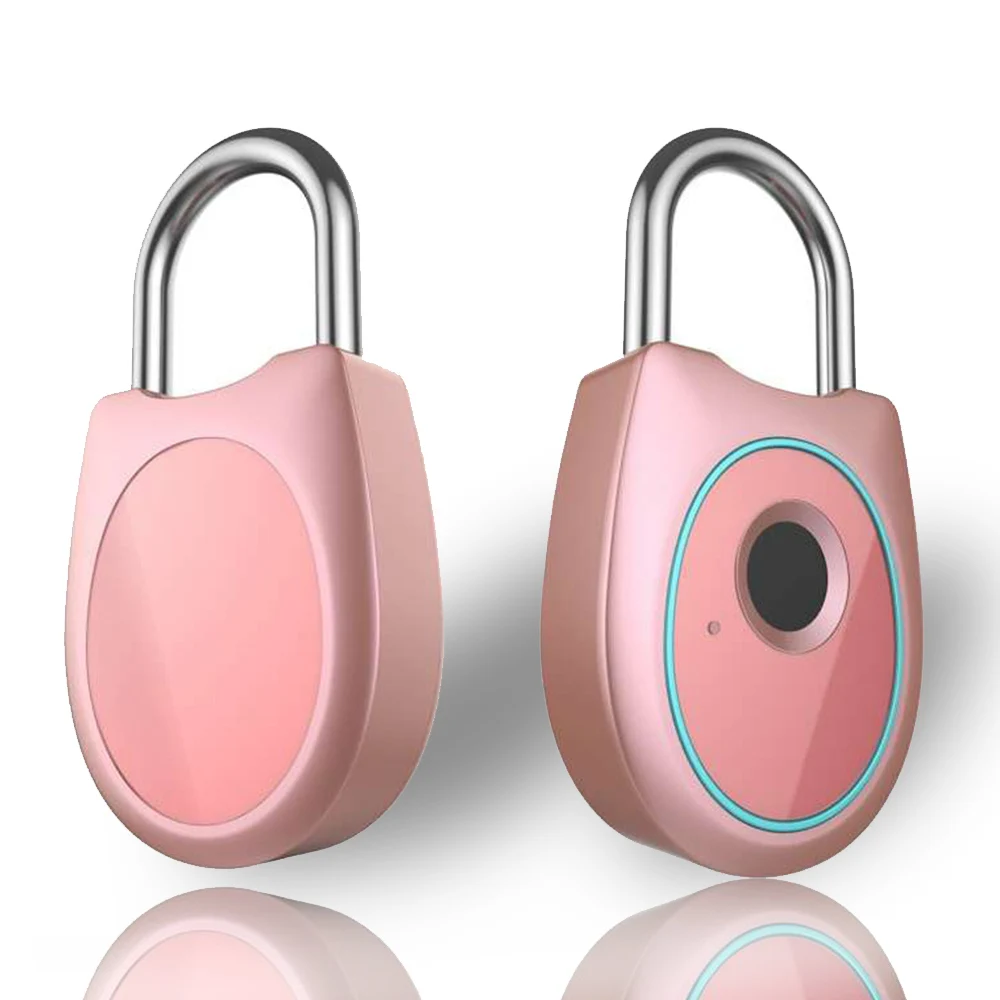 

Electric Smart Fingerprint Lock Rechargeable Smart Keyless Door Padlock Waterproof Portable Baby Luggage Case Digital Home Lock