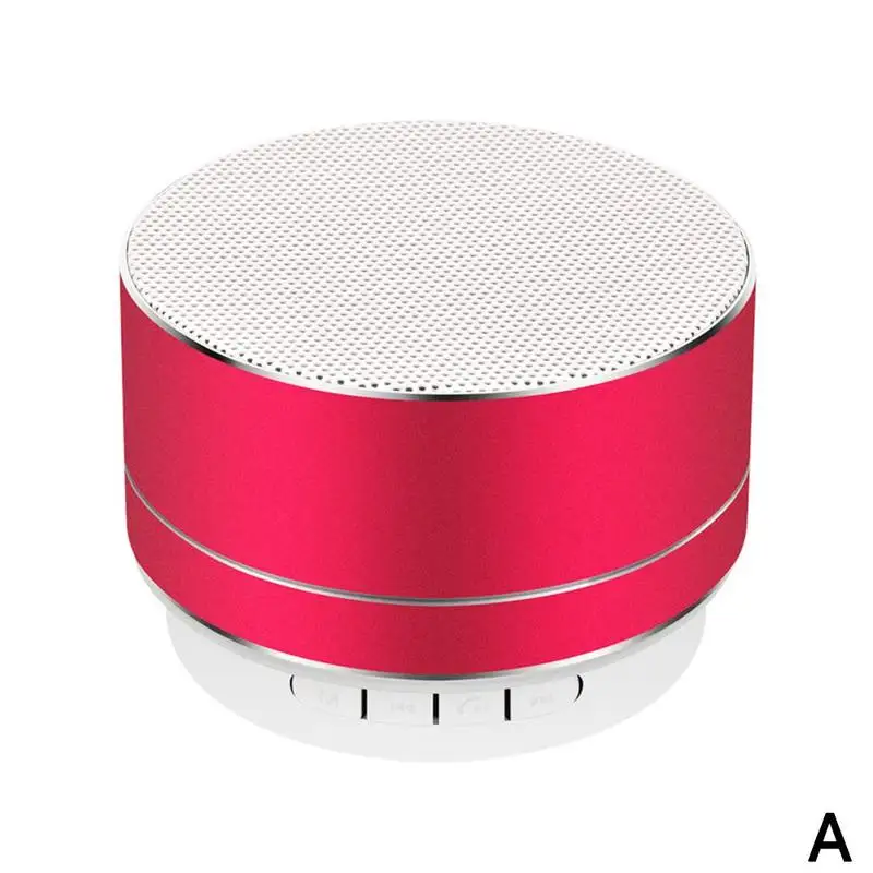 A Металлический Bluetooth динамик беспроводной маленький стальной пистолет вилка карты U диск Компьютер Сотовый телефон сабвуфер подарок - Цвет: A