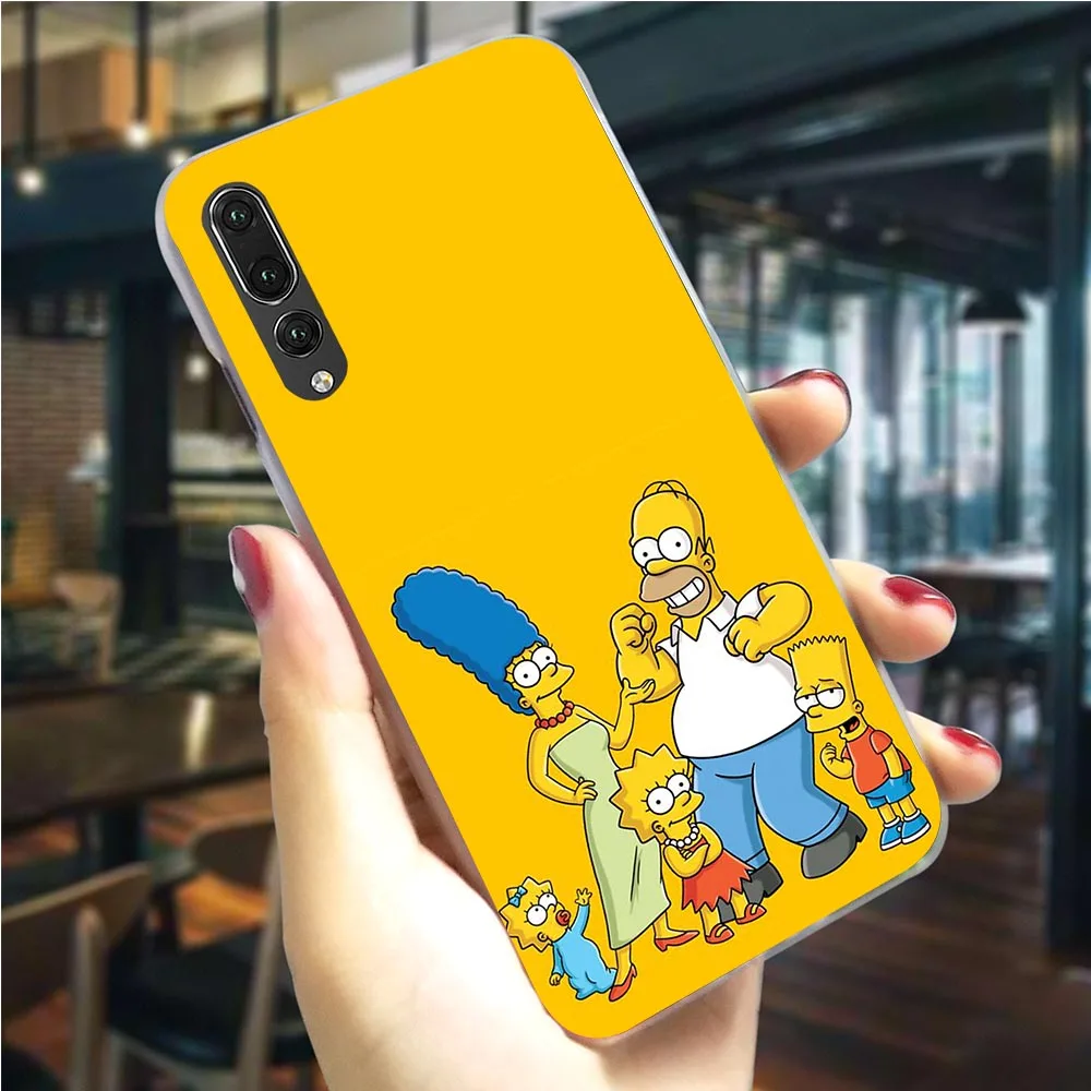 Чехол для телефона huawei mate 20 Cartton The Simpsons Case P9 Lite Mini/ P10 20 30 Lite Pro P Smart Z mate 10 Lite Pro