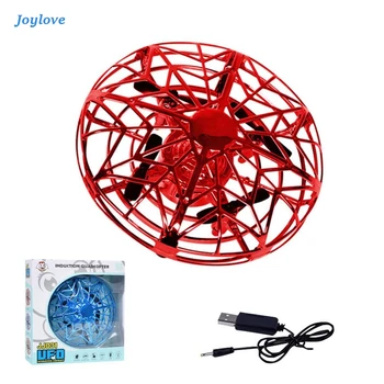 

Mini Drone Quad Induction Levitation UFO LED Light USB Charging Kids Gift Toy RC Airplanes Fly Accessorie Dropship