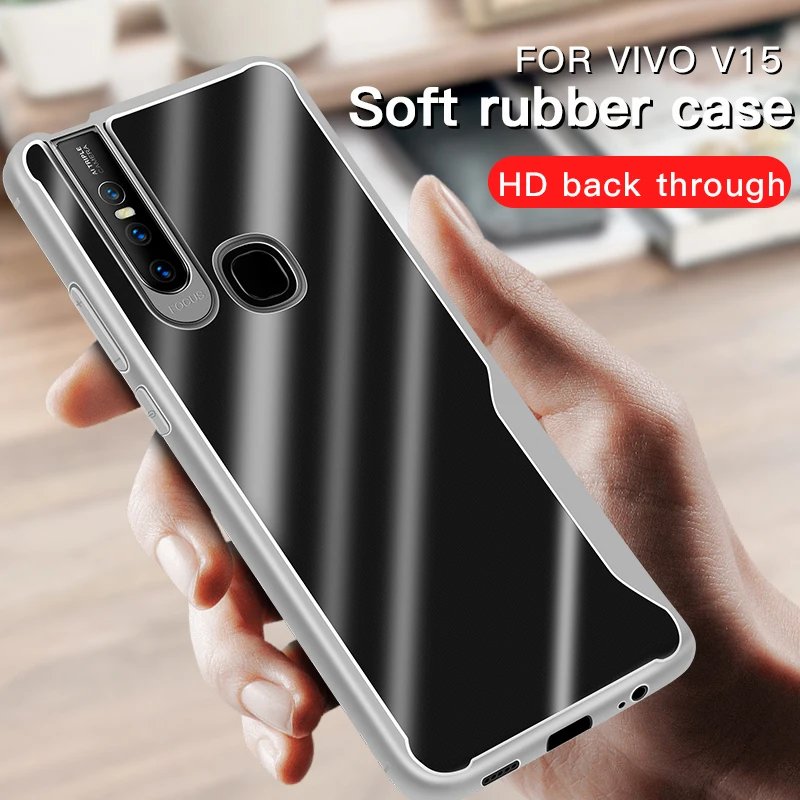 Чехол для Vivo V15 Pro Чехол Y11 Z1 Pro Z5X V17 Neo V11 Y17 Y15 Y12 Y3 S1 IQoo Neo Y91C Y95 мягкий резиновый противоударный чехол Крышка