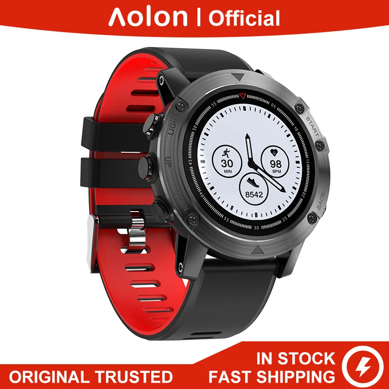 

Aolon D18 GPS Positioning Compass Watch Outdoor Heart Rate Monitor Pedometer IP68 Waterproof 35 Days Long Standby Smart Watch