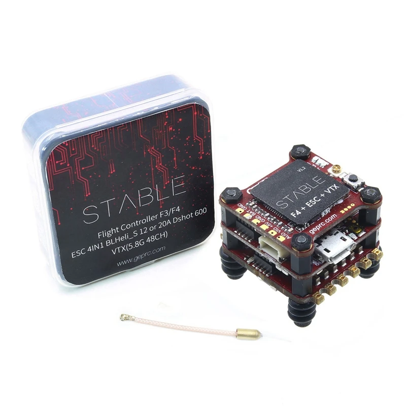 

For Mini Hornet Fpv Stable F4 Mini Tower Fly F4 Betaflight Flight Control + Blheli-S 4 In 1 Esc + 48Ch 200 Mw Vtx