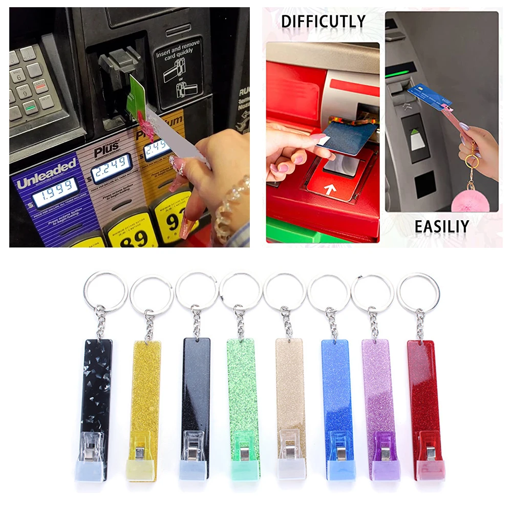 HotATMCardGrabberKeyChainCardGripperPullerCustomCreditCard