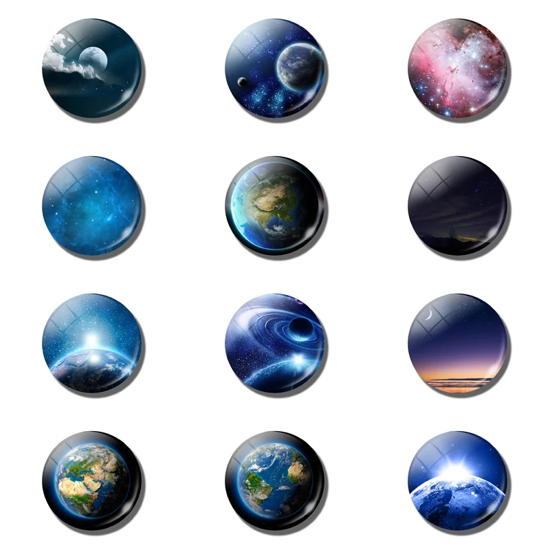 

nebula refrigerator sticker space universe glass convex round magnetic refrigerator sticker message board refrigerator sticker