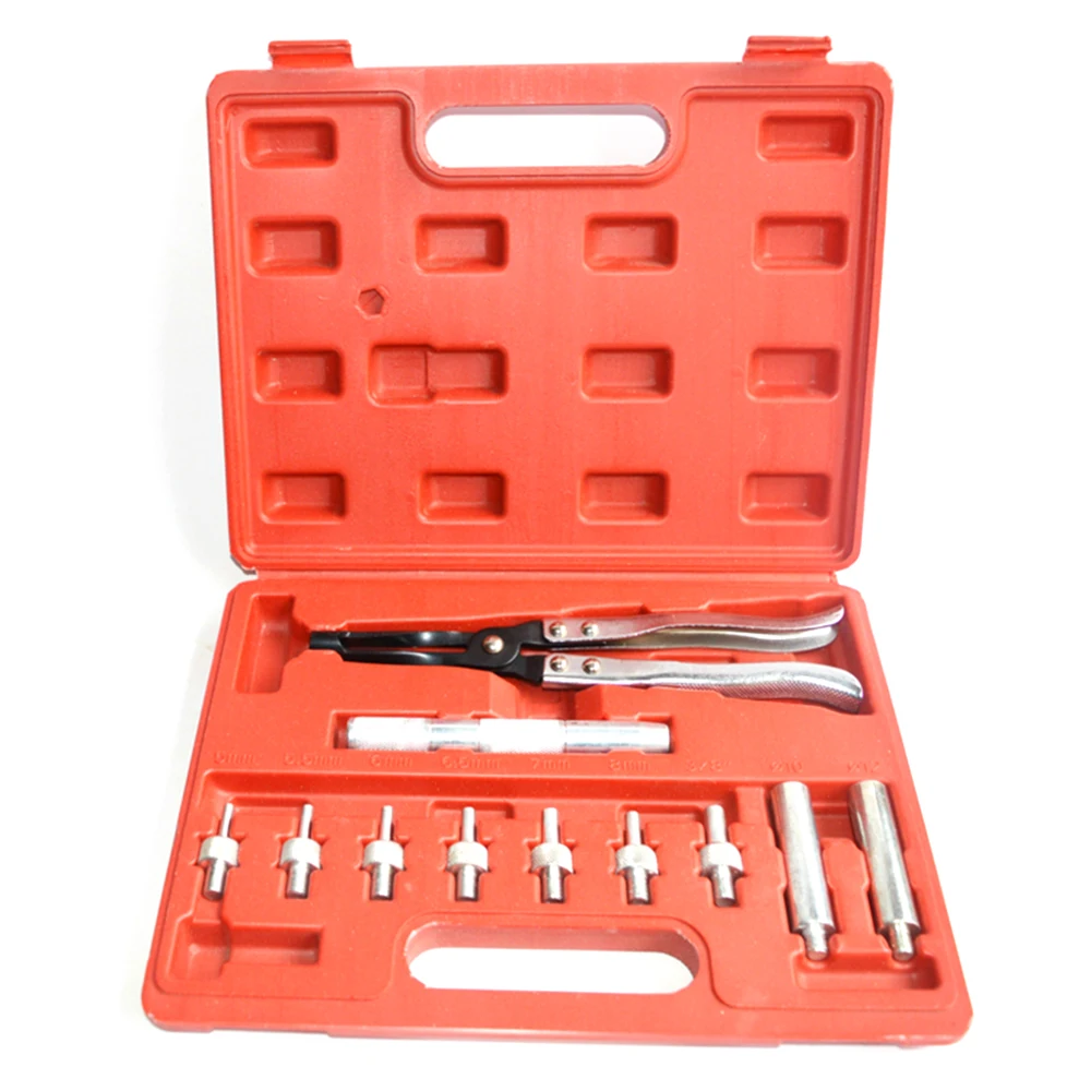 

11pcs Auto Vehicle Valve Oil Seal Pliers Remover Installer Tools Set Car Garage Kit Tire Repair Tools