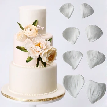 

Buttercup & Peony Petals Silicone Mold Fondant Cake Decorating Tool Mold Sugarcraft Chocolate Baking Tool For Cake Gumpaste Form